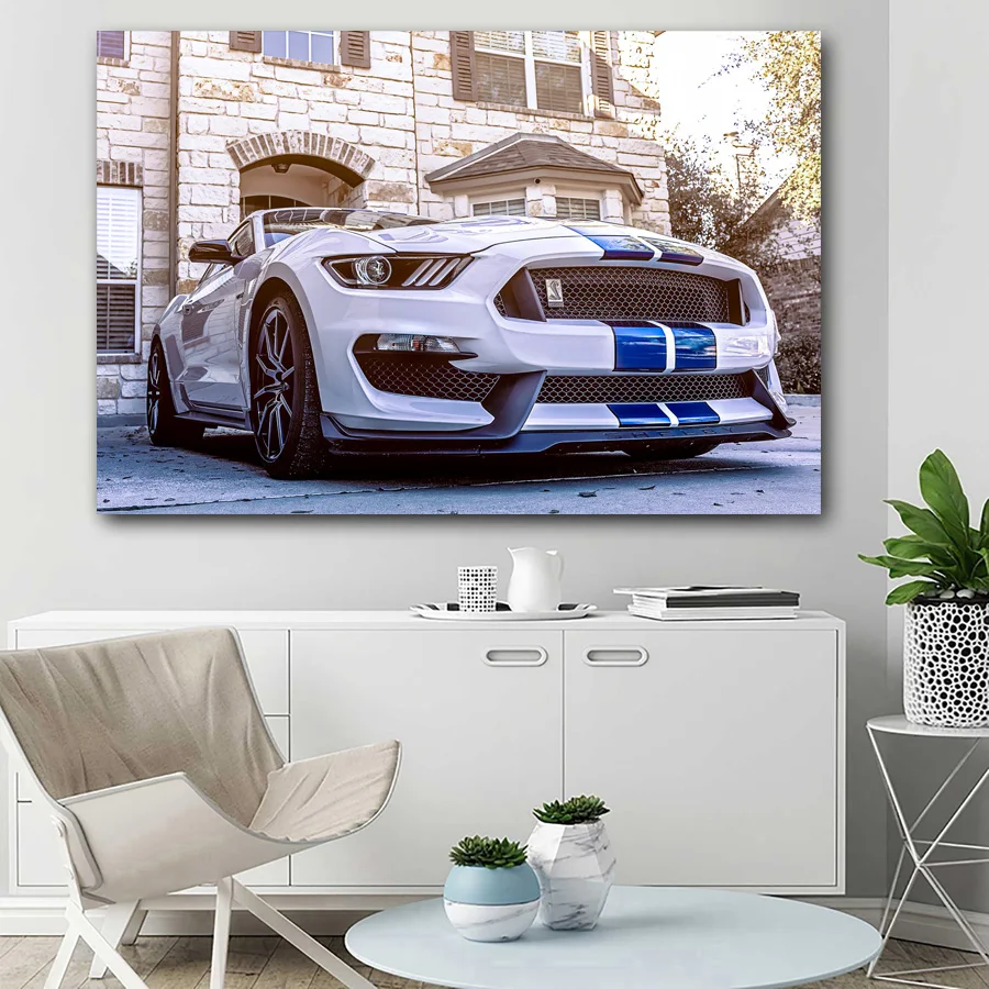 Ford Shelby Mustang Sport Car обои Постеры-холсты и репродукции, настенное искусство картины для декора гостиной