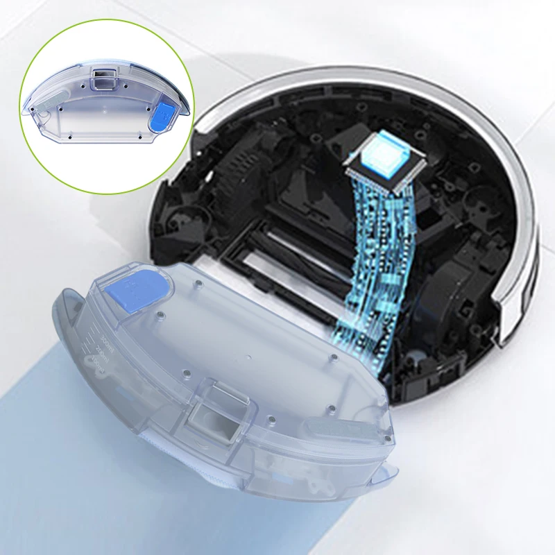 

Indoor Household Vacuum Cleaner Engine Water Tank Kit For Ecovacs Deebot 600 601 For 35-45 Minutes High Quality