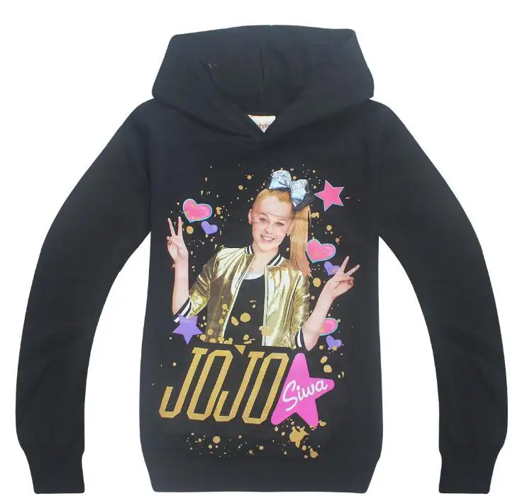 Лидер продаж; Розничная ; Новинка года; детские толстовки jojo siwa; сезон весна-осень; свитер с длинными рукавами для девочек; футболка; 7221