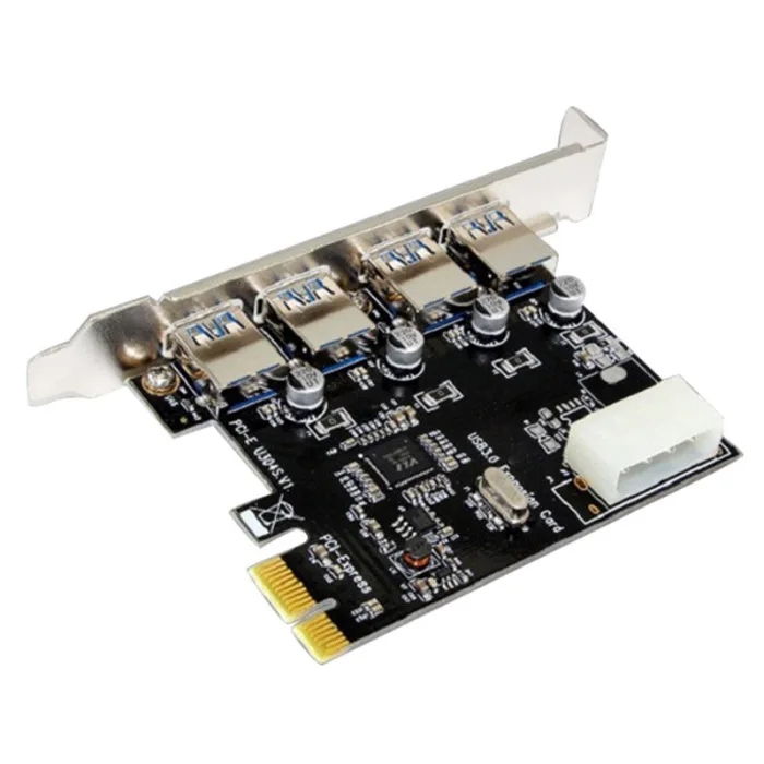 3,0 PCI-E к USB переходная карта 4-портовый USB зарядное устройство встроенный настольные карты расширения FKU66