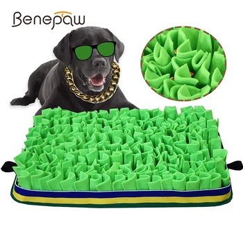 Benepaw Dog Puzzle Toys Snuffle Mat Eco-friendly Durable Slow Feeding Pet Training Pad Puppy Sniffing Encourage Foraging Skills 1