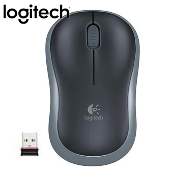 

Original Logitech M186 2.4G Wireless Mouse Optical Ergonomic Wireless USB 1000DPI Mice Upgraded From M185 With Retail box