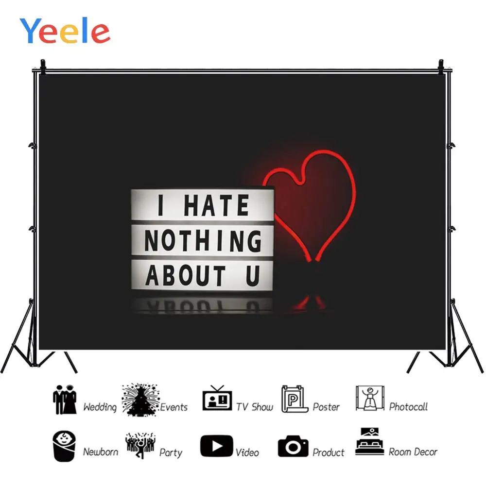 Фотофон Yeele на День святого Валентина Love You Forever для фотосъемки персонализированные фотографические фоны для фотостудии