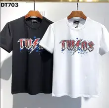 Cheap classic Authentic DSQUARED2 T-Shirt D2 O-Neck Short tees sleeve Tops DSQ Men/women Clothing DT703 Cheap classic Authentic DSQUARED2 T-Shirt D2 O-Neck Short tees sleeve Tops DSQ Men/women Clothing DT703