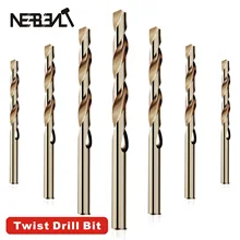 HSS Titanium Coated Twist High Speed Steel Drill Bit Set High Quality Power Drilling Tools for Wood 1/1.5/2/2.5/3/4/5/6/7/8/12mm