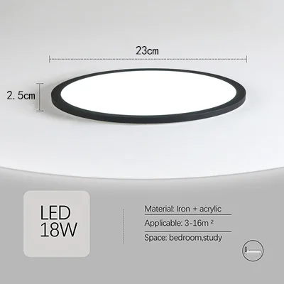 Nordic Ultra-thin ceiling lamp Creative Thin Simple Modern Maka dragon circular corridor balcony lamp  led bedroom lamp ceiling lights Ceiling Lights