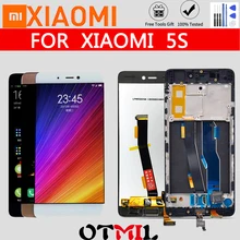 OT mi L 5,1" для XIAO mi 5s mi 5s mi 5s ЖК-дисплей с сенсорным экраном с рамкой дигитайзер для Xiao mi 5s дисплей mi 5s ЖК-экран