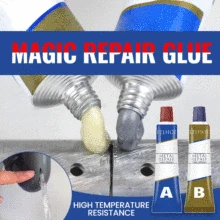 2Pcs A+B Repairing Adhesive Super Glue Iron Steel Auto Radiator Water Tank Special leakage Plugging Welding Glue Repairing Tools
