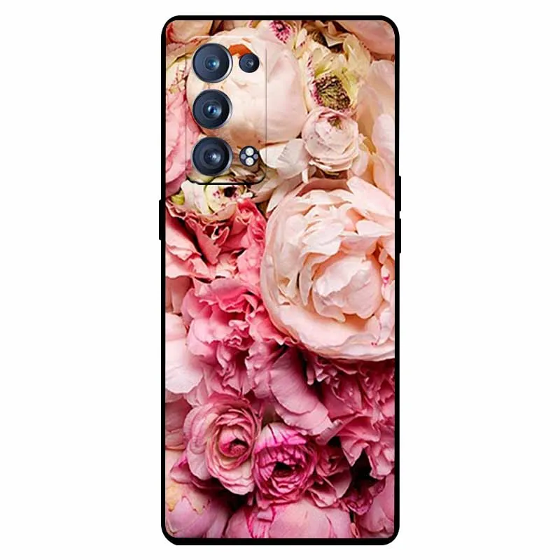 Shockproof Soft Silicone TPU Back Cover for Oppo Reno 6 Pro 5G - Cute and Durable