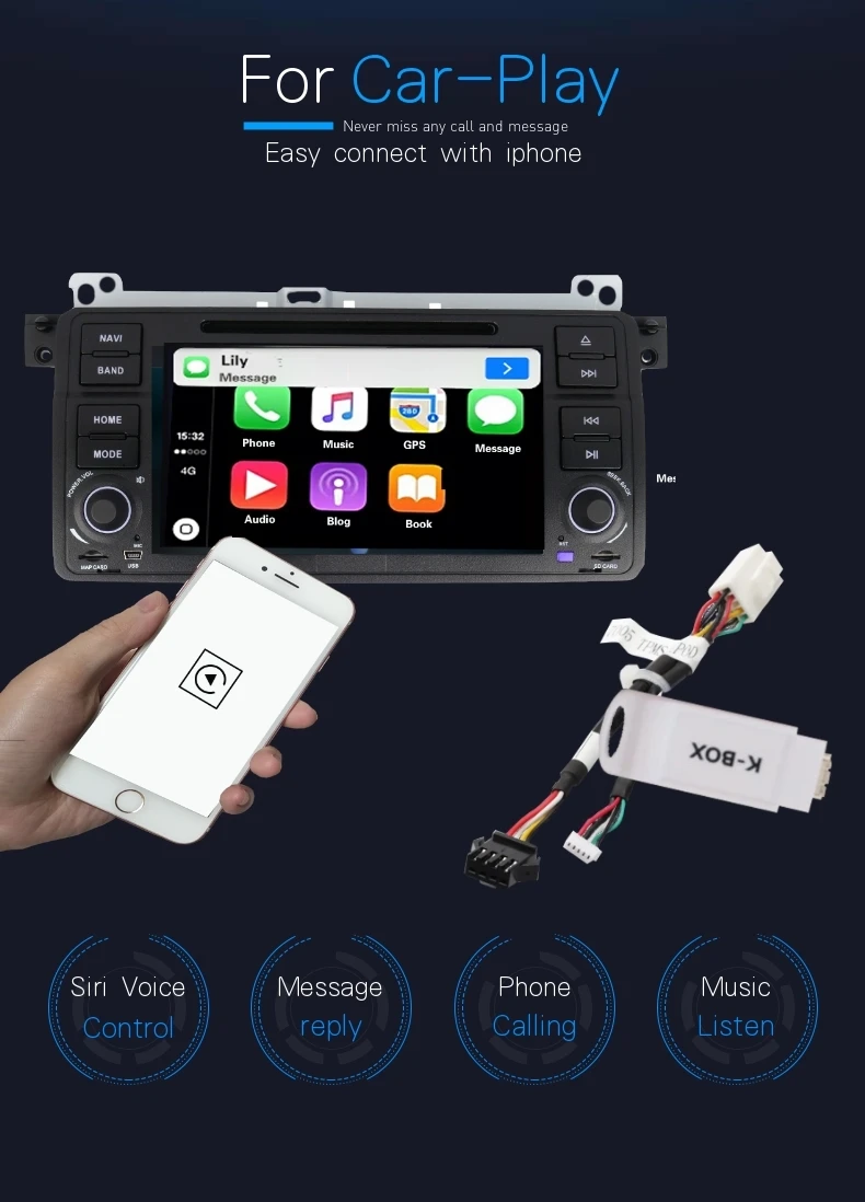 Excellent android 9.0 4G Ram 64G Rom car dvd player cars multimedia player for BMW/E46/M3/Rover/3 Series FM radio gps bluetooth audio 6