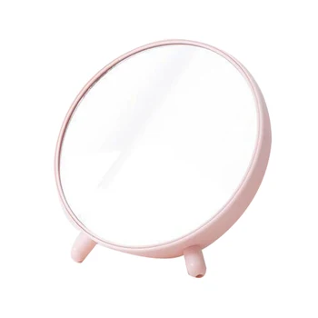 

Makeup Mirror, Simple Round Table Makeup Mirror with Storage Box Makeup Gift