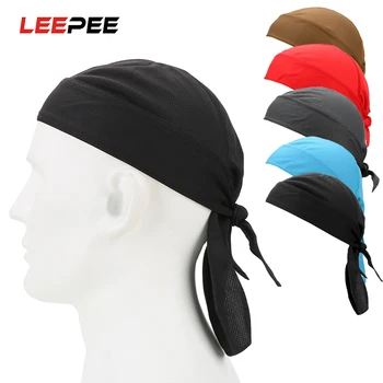 

LEEPEE Motobike Under Helmet Riding Cap Breathable Quick Dry Half Head Scarf Bike Cycling Headband Motorcycle Accessories
