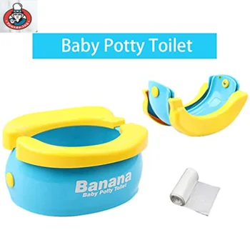 

Baby Travel Potty Training Seats Portable Toilet Training Seat with Liners Disposable for Babies Toddlers Kids Potty Training