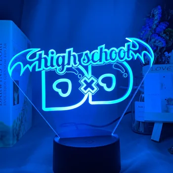 

Anime High School DxD 3d Lamp for College Dorm Deco Nightlight Touch Sensor Colorful Led Gift Bedroom Night Light Highschool DxD
