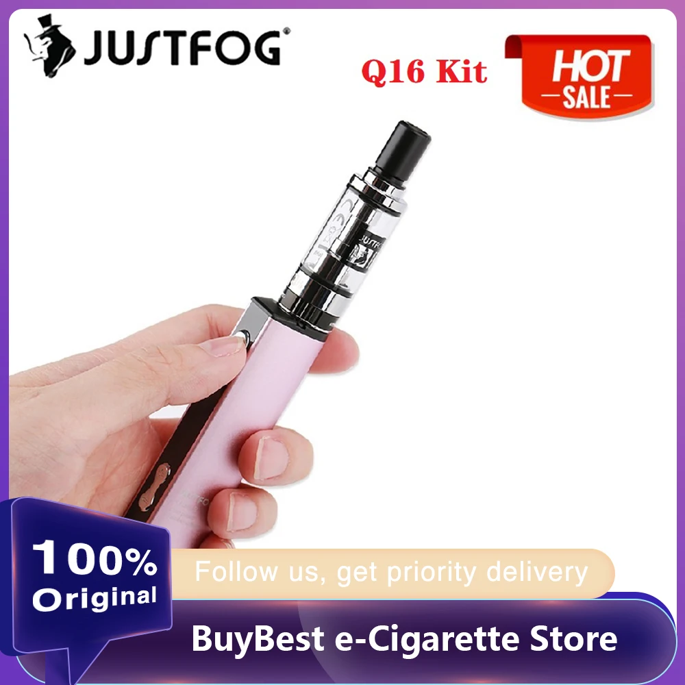 Лидер продаж оригинальный стартовый комплект Justfog Q16 с аккумулятором J-Easy 900 мАч и