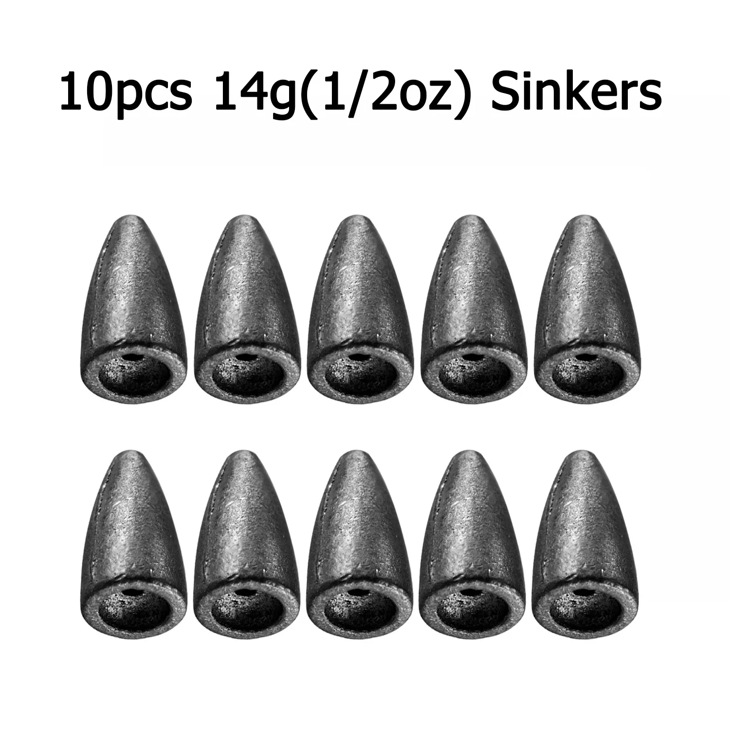 Copper Bullet Weights Fishing Sinkers  Fishing Weights Sinkers 10 Gram -  10pcs - Aliexpress