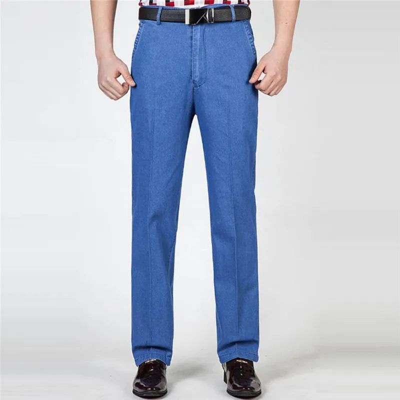 Новые мужские джинсы, классические дизайнерские Джинсовые брюки, повседневные узкие джинсы, джинсовые брюки, повседневные Прямые джинсы для мужчин, большие размеры