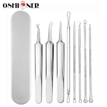 8/7/5PCS Acne Blackhead Removal Needles Black Dots Cleaner Black Head Pore Cleaner Deep Cleansing Tool Face Skin Care Tool