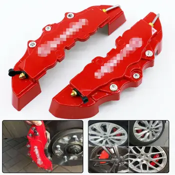 

EIDRAN Universal High Temperature Resistant ABS Car Wheel Brake Caliper Cover Front Rear Dust Resist Protection Diameter≤17 Inch