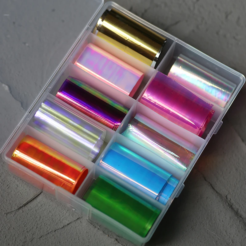 Fire Lacquer Seal Decoration Aurora Laser Paper Laser Fragments