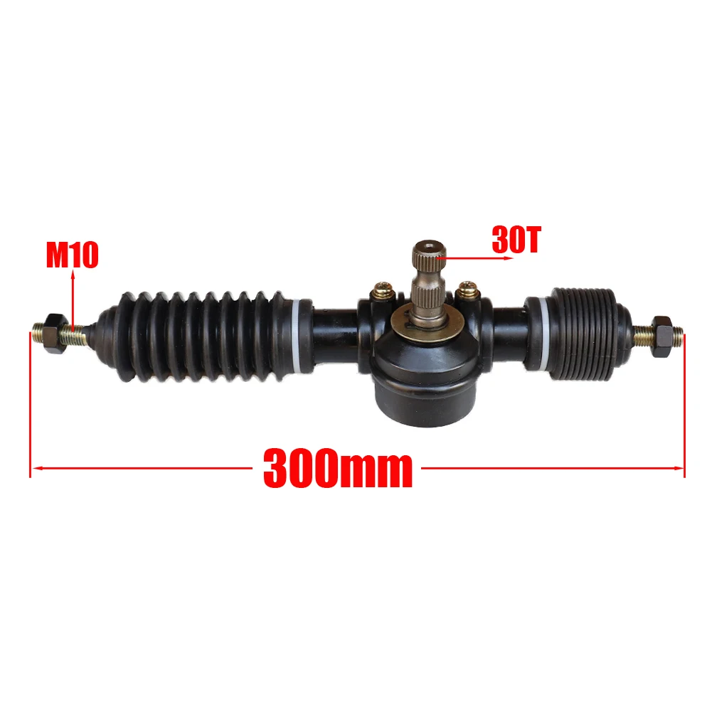 300mm Power Steering Gear Shaft Rack Pinion Assembly For DIY China Go Kart Buggy Karting ATV UTV Bike Parts