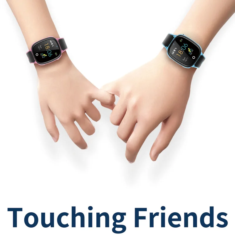 Kcondicee Child Watch GPS Tracker SOS Smart Monitoring Positioning Phone IP67 waterproof HW11 Kids GPS Watch Gifts