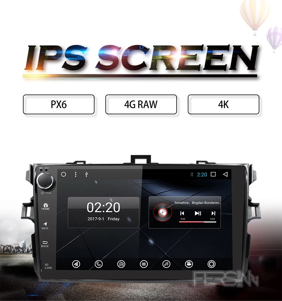 Автомобильный dvd gps навигатор для Toyota corolla 2007 2008 2009 2010 2011 Автомобильный dvd Радио gps стерео PX6 android 9,0