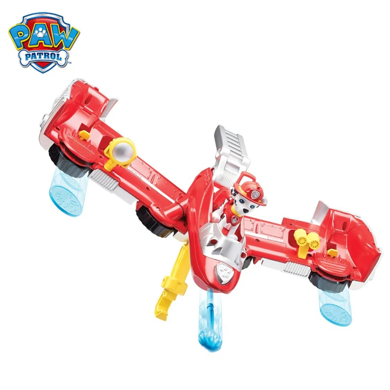 

Original Paw Patrol Flip & Fly Marshall 2-in-1 Deformed Vehicle Toy Set Anime Action Figure Model Cars Spin Master Toy Kids Gift