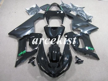 

4Gifts New ABS Motorcycle Full Fairings Kit Fit For Kawasaki Ninja ZX-6R 636 2005 2006 05 06 body set Black