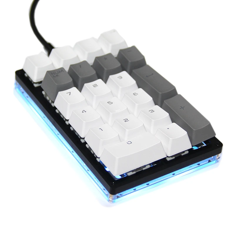 Através do Teclado Macro 21 Chave Numpad Função Macrópad Rgb Backlight Outemu Siwtch Troca Quente Através de Programação Teclado Mecânico Macos - Imagem 2