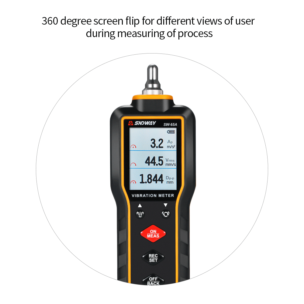 Sndway Sw65a Portable Vibration Meter Vibration Measure Tool