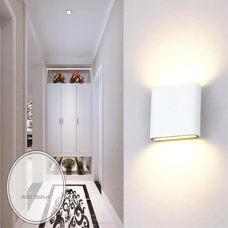 Wall Light Led Waterproof Outdoor Wall Lamp IP65 Aluminum 6W/12W LED Light Indoor Decorated Sconce BL07