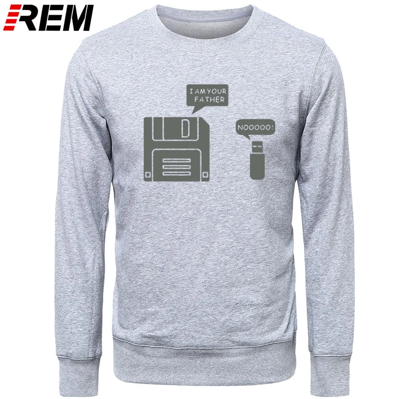 REM USB дискета я ваш отец мужские хлопковые с длинным рукавом юмором диск повседневные Camisetas Hombre мужские кофты с капюшоном, толстовки