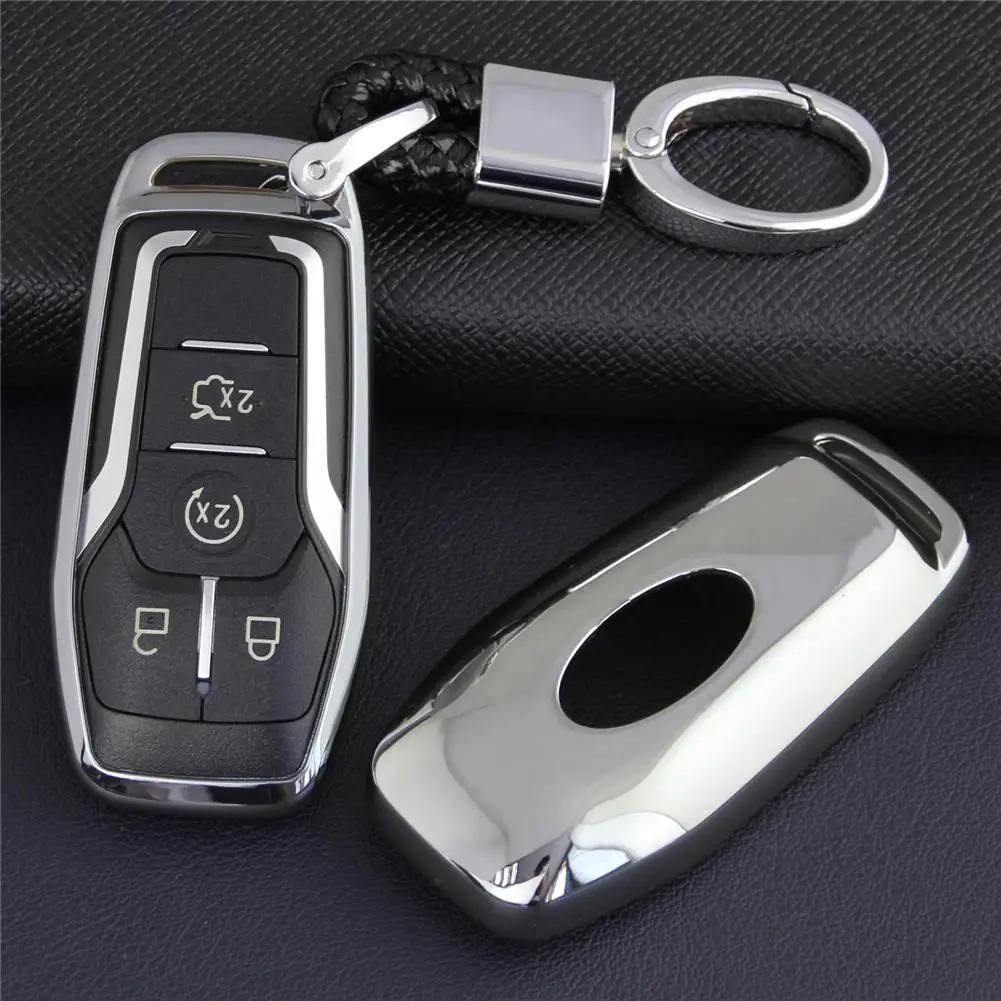 Мягкий чехол для ключей из ТПУ, чехол для FORD FUSION MONDEO Mustang F-150 LINCOLN EDGE EXPLORER MK 4 кнопки