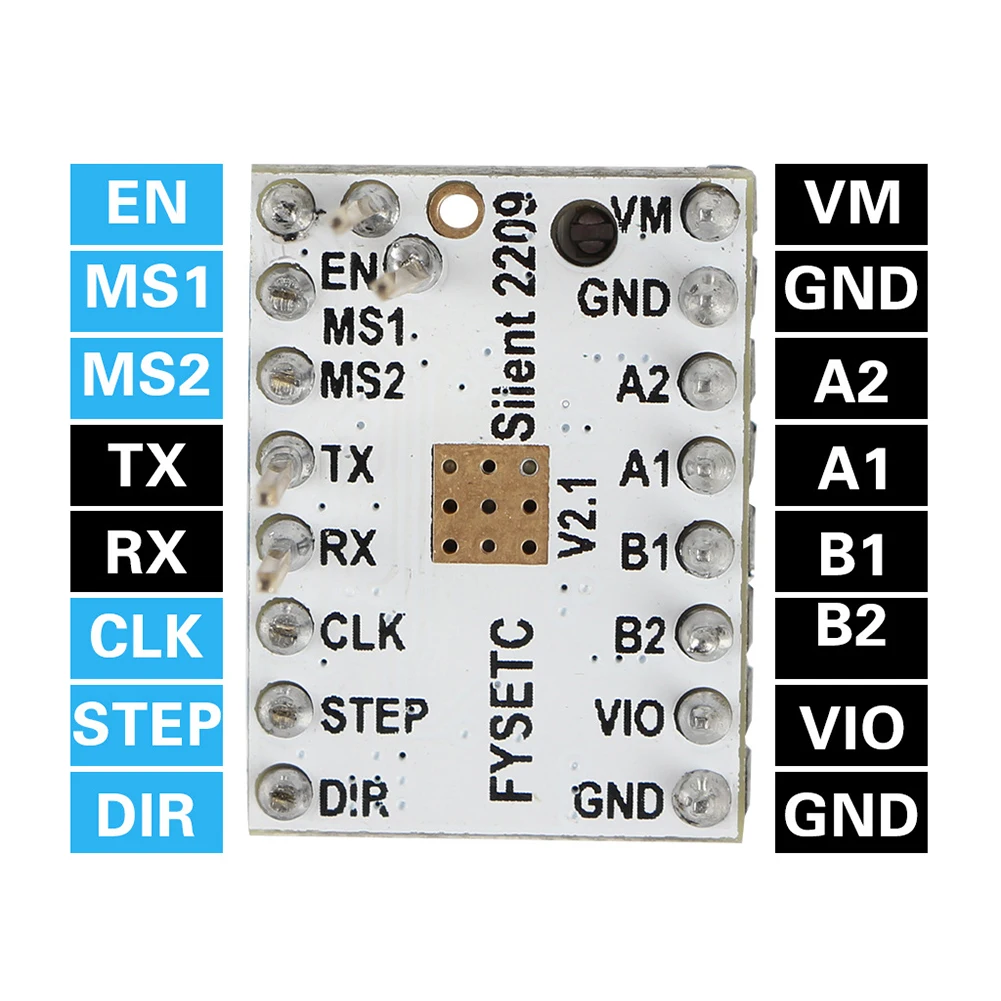 TMC2209 V2.1 цифровой модуль профессиональная замена инструмента Mute 2.8A Stepsticks части мини шаговый двигатель драйвер 3d принтер стабильный