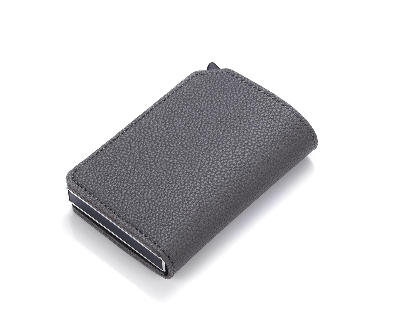 BISI GORO Carbon Fiber Anti-theft Card Holder RFID Pop-up Clutch Multi Men and Women Unisex Card Case Multi Smart Wallet