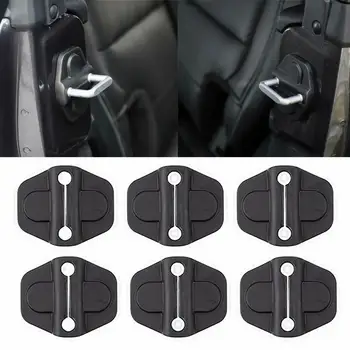 

For 2108 Jeep Wrangler JL Door Lock Striker Protective Cover Kit Door Case 6pcs