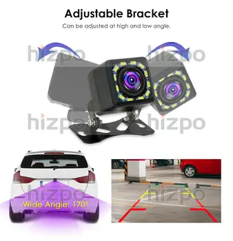 

factory price CCD 12 LED Night Vision Auto Parking Reverse Camera 170 Universal Waterproof compatible for all cars