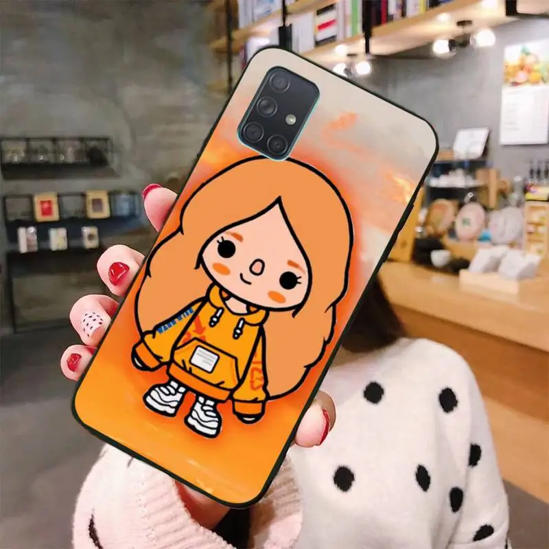 Toca Boca Toca Life World Phone Case For Samsung Galaxy A52 A21S A02S A12 A31 A81 A10 A30 A32 A50 A80 A71 A51 5G silicone case for samsung Cases For Samsung