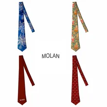 Новые полиэфирные 8 см праздничные галстуки для мужчин галстуки тонкие галстуки с принтом Мужские галстуки индивидуальный галстук рождественские аксессуары X-LD02