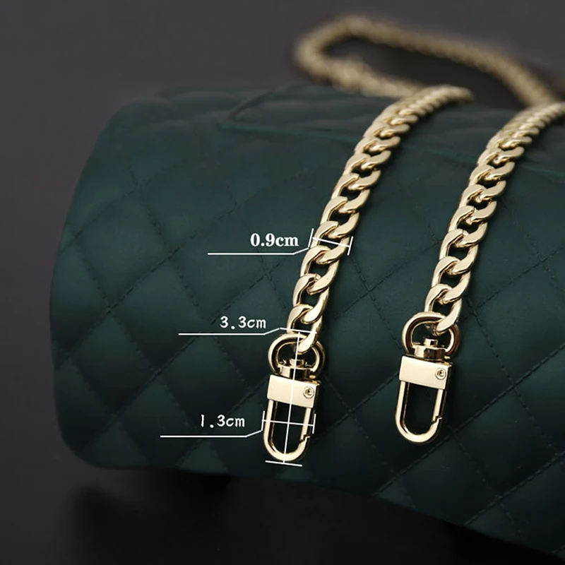 Gold/silver/black Bag Accessories Bag Chain Hardware Handbag Accessories  Metal Alloy Bag Chain Strap Shoulder Bag Strap, bag Parts