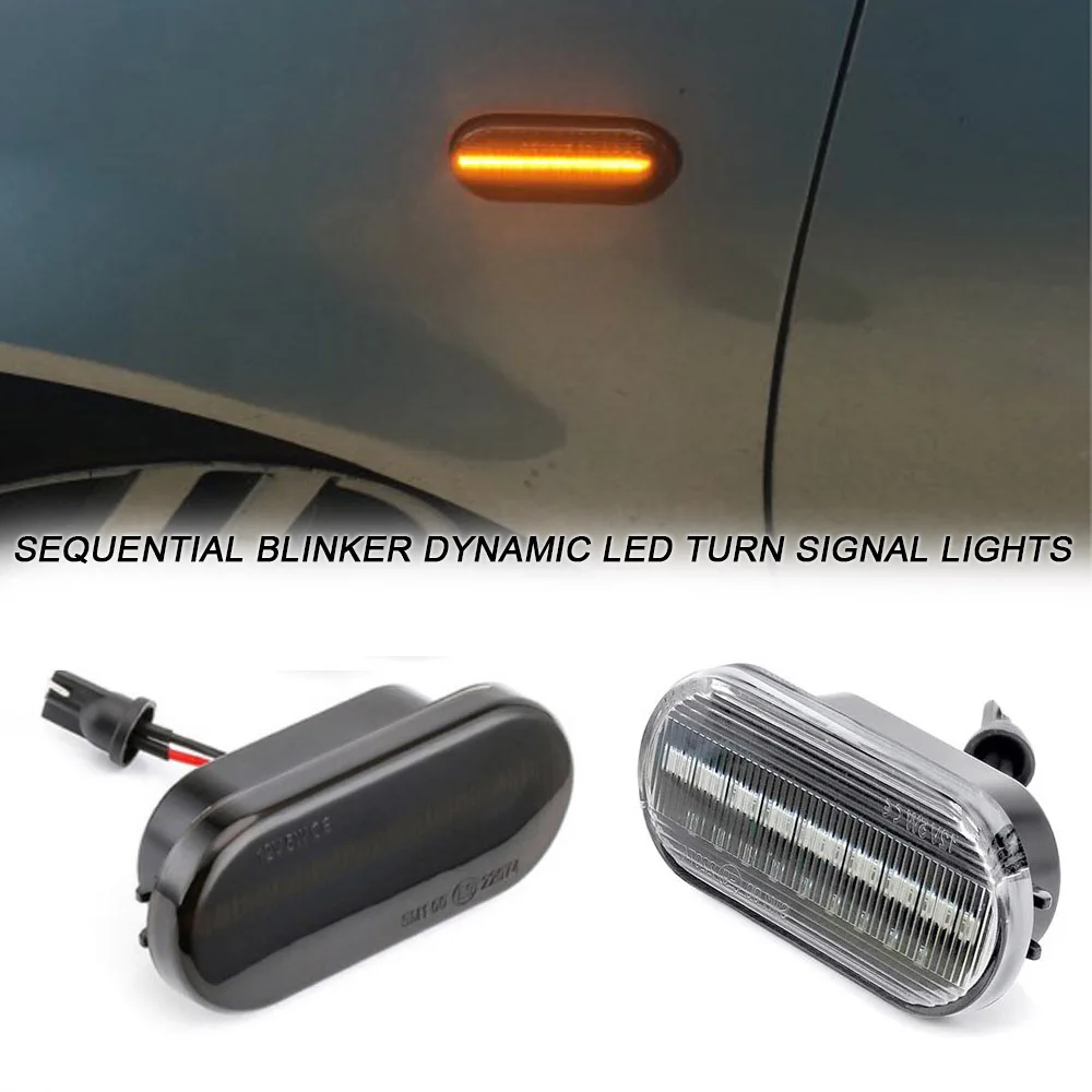 

Car Side Marker LED Turn Signal Dynamic Light For Beetle Bora Caddy Fox Golf 3 4 Lupo Passat Polo Sharan Vento Transporter T5 UP