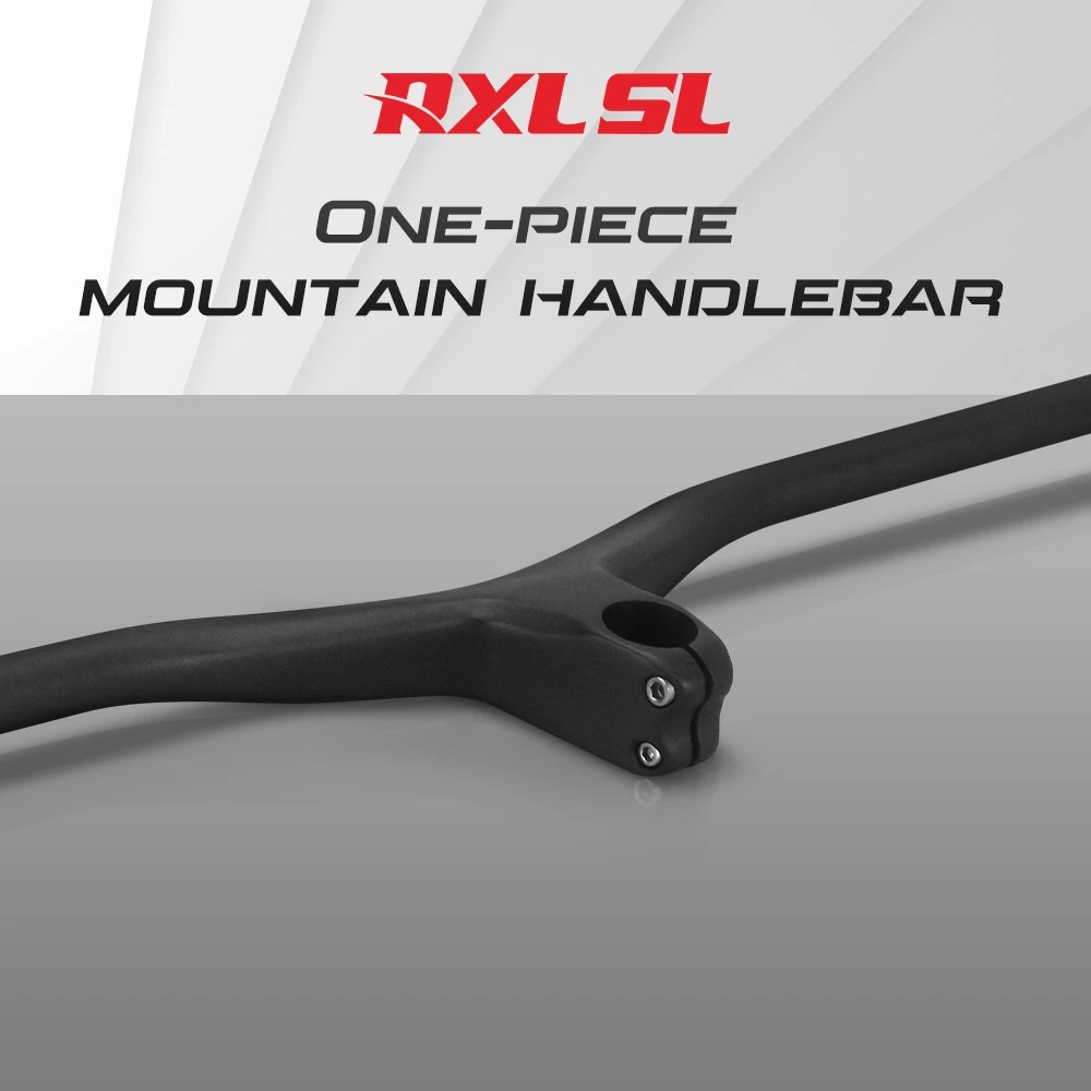 RXL SL Integrated MTB Carbon Riser Handlebar, 7 Degree, 1 1 8, Cycling Bicycle Downhill Bar, 760mm 780mm 800mm, Mountain Bike Handlebars