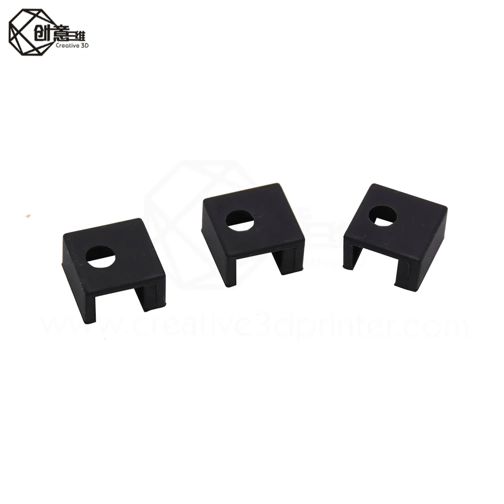 3d принтер силиконовый носок подходит MK7 MK8 MK10 алюминиевый блок j-головка Hotend экструдер нагреватель Блок Крышка Hotend для CR-10 Ender3