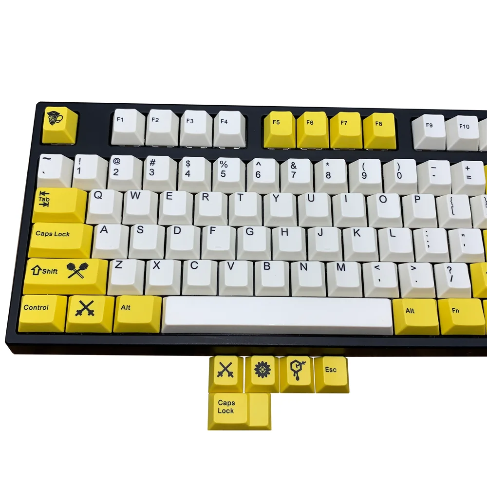 Little bee keycap Cherry PBT Keycaps набор volledige Mechanische Toetsenbord Keycaps PBT Dye-Sublimatie Keycap