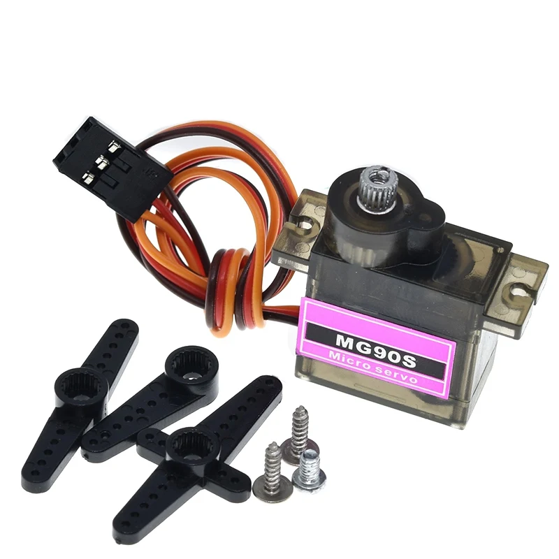 TZT 1/2/5 Stück MG90S Digitaler 9g Servo mit Metallgetriebe – Detail 7