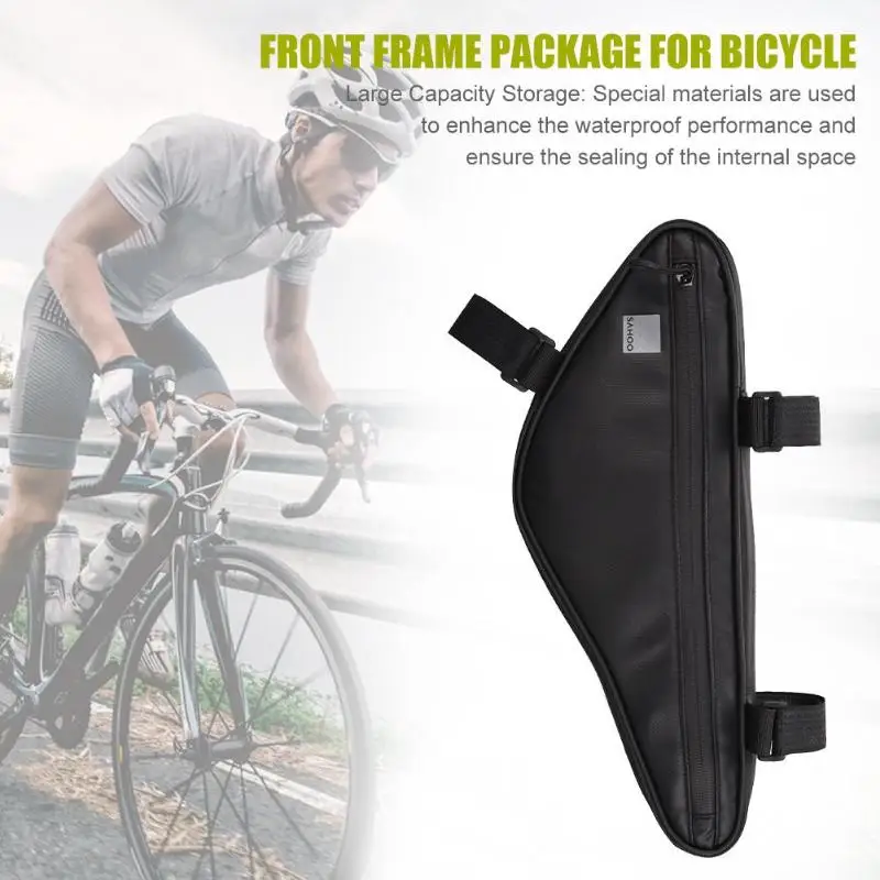 SAHOO Waterproof Cycling Front Triangle Bag Mountain Road Bike Bicycle Front Tube Frame Bag Phone Pouch Case Tool Bag New