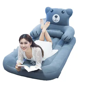 

Factory Direct Cartoon Cute Inflatable Mattress Thickened Outdoor Portable Folding Bed