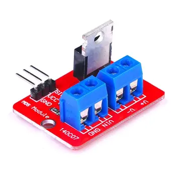 

0-24V Top Mosfet Button IRF520 MOS Driver Module Board For Arduino MCU ARM Raspberry Pi Electronic DIY Tool Dimming LED