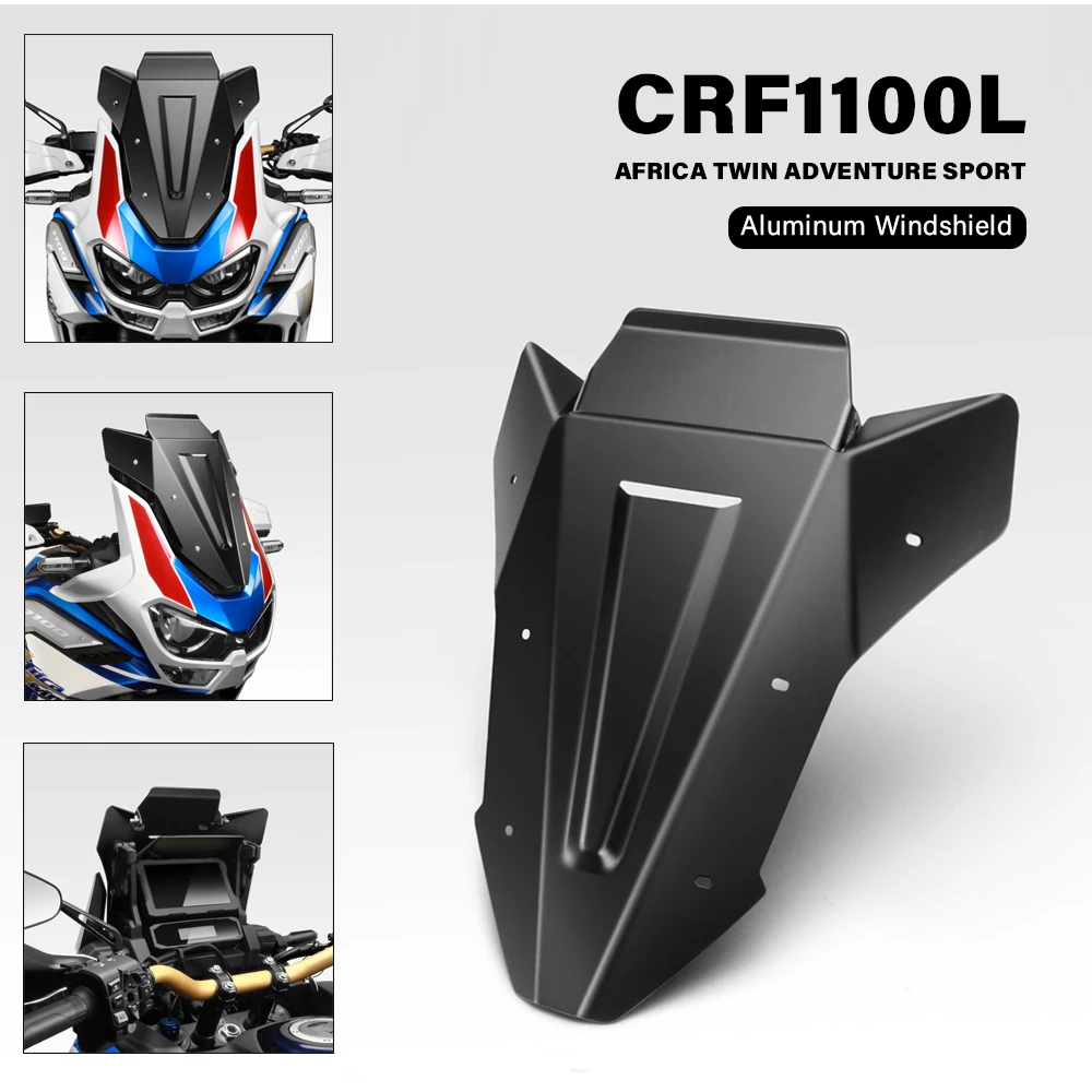 

Windshield For Honda CRF 1100 L Africa Twin CRF1100L Adventure Sports 2020- Accessories Windscreen Fairing Wind Shield Deflector